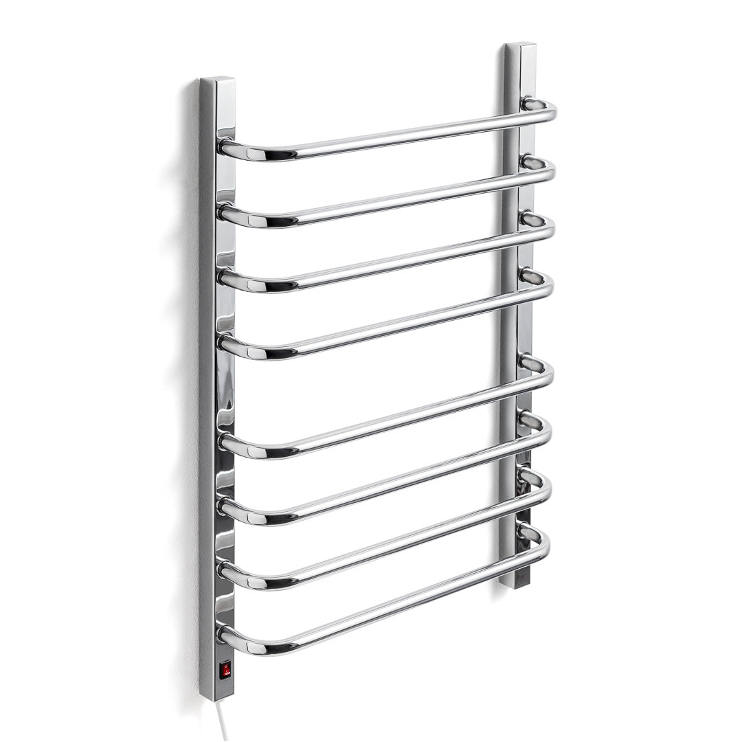 Toalheiro Térmico Cromado para 2 Toalhas